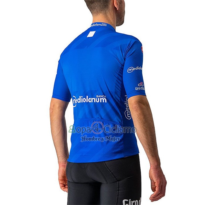 Giro d'Italia Ropa Ciclismo Culotte Corto 2021 Hombre Mangas Cortas Azul
